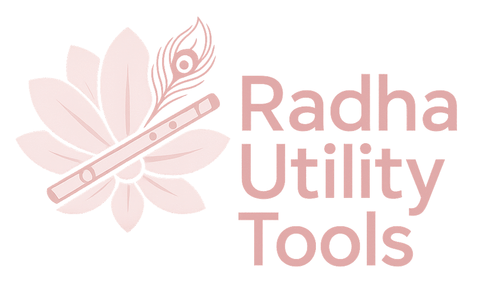 Radha Utility Tools